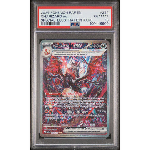 2024 POKEMON PALDEAN FATES CHARIZARD EX 234/091 PSA 10