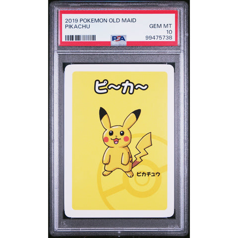 2021 POKEMON JPN OLD MAID PIKACHU PSA 10