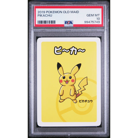 2026 POKEMON JPN OLD MAID PIKACHU PSA 10