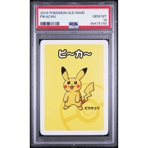 2022 POKEMON JPN OLD MAID PIKACHU PSA 10