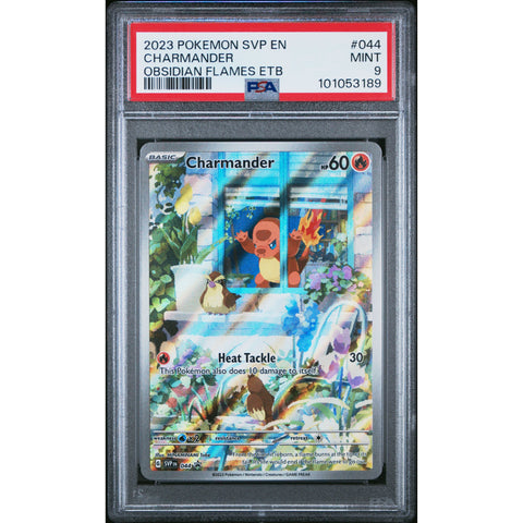 2023 POKEMON SVP PROMO CHARMANDER OBSIDIAN FLAMES SVP044 PSA 9