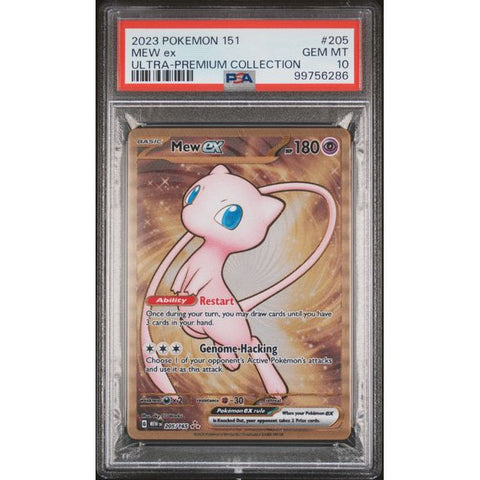 2019 POKEMON 151 ULTRA-PREMIUM COLLECTION 205 MEW EX 205/165 PSA 10