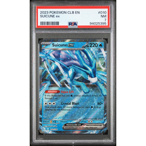 2023 POKEMON CLASSIC COLLECTION SUICUNE 010/034 PSA 7