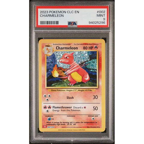 2023 POKEMON CLASSIC COLLECTION CHARMELEON 002/034 PSA 9