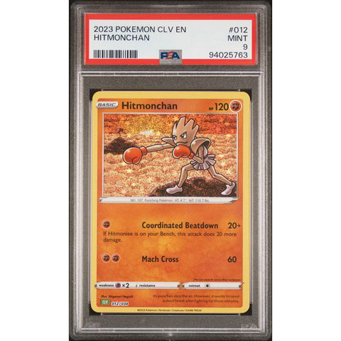 2023 POKEMON CLASSIC COLLECTION HITMONCHAN 012/034 PSA 9