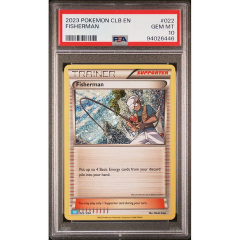 2023 POKEMON CLASSIC COLLECTION FISHERMAN 022/034 PSA 10