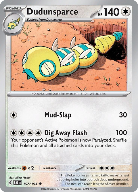 Dudunsparce - 157/193