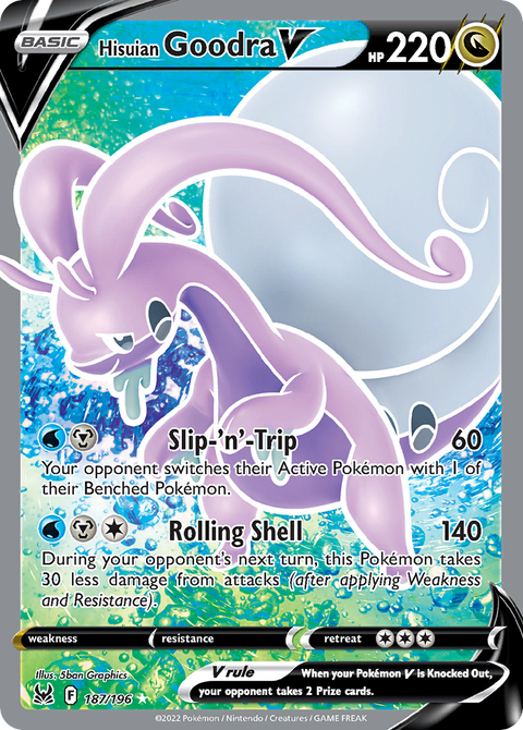 Hisuian Goodra V (Full Art) - 187/196