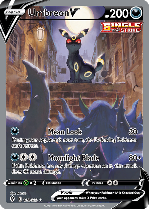 Umbreon V (Alternate Full Art) - 189/203