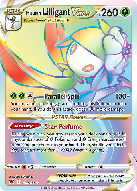 Hisuian Lilligant VSTAR (Secret) - 190/189