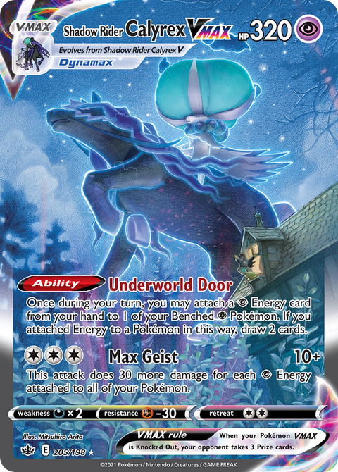 Shadow Rider Calyrex VMAX (Alternate Art Secret) - 205/198