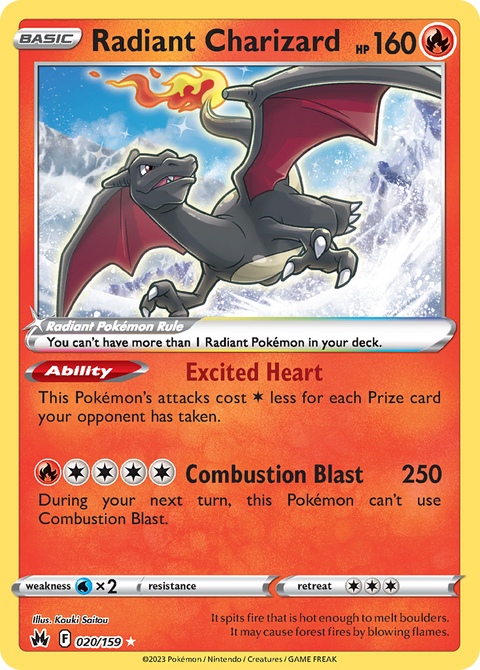 Radiant Charizard - 020/159