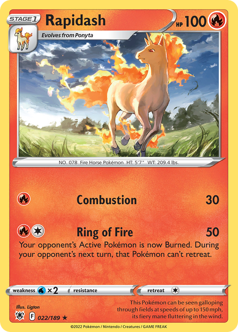 Rapidash - 022/189