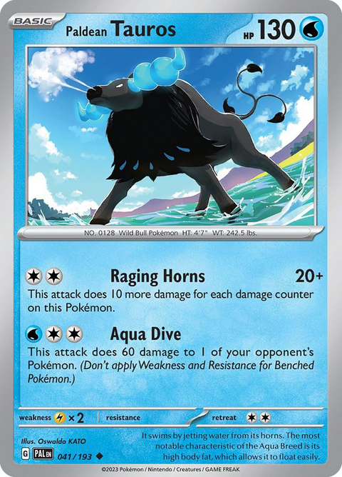 Paldean Tauros - 041/193