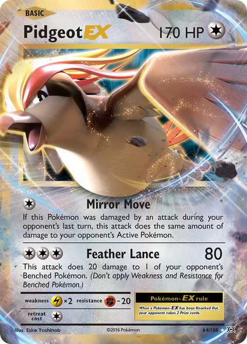 Pidgeot EX - 64/108