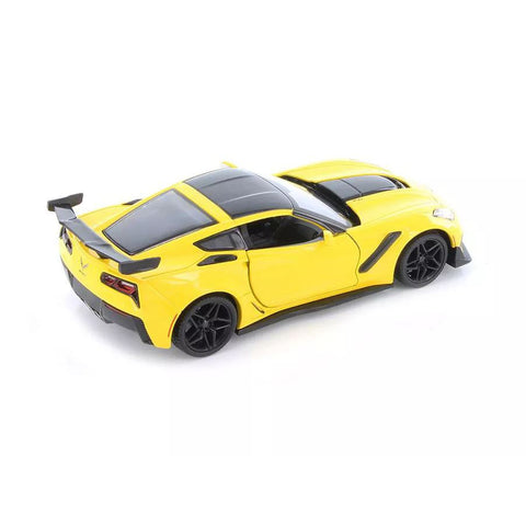 1:24 2019 Corvette ZR1 Yellow - Motor Max Diecast